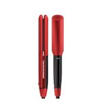 Rush Brush Hair Straightener, 230° Fast Heating Red X1 INFRA