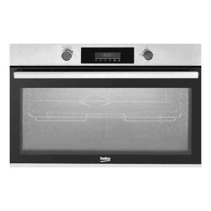 BBWHT12300XS - فرن غاز بلت ان بيكو، فضي 90 سم، أمان، اشعال ذاتي، ديجيتال