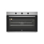 Beko Built-in Oven 90cm Gas 2 Fans Full Safety Stainless Steel BBWHT12106XS
