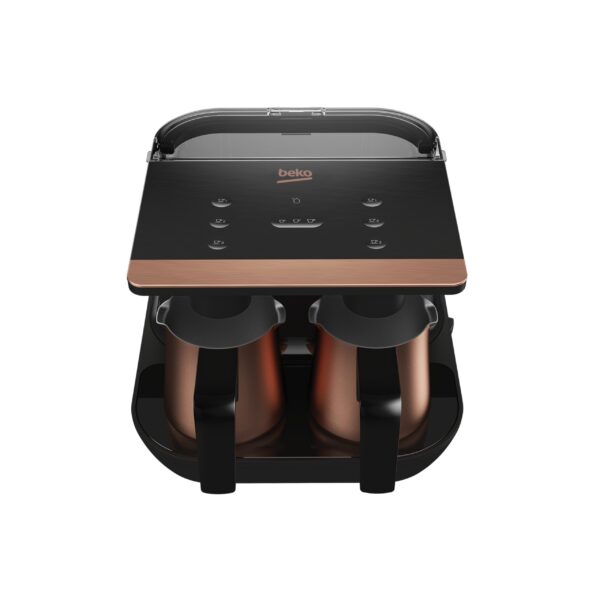Beko Turkish Coffee Machine with Two Pot - Black*Gold - TKM 8961 B