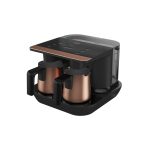 Beko Turkish Coffee Machine with Two Pot - Black*Gold - TKM 8961 B - Image 3