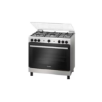Bosch Gas Cooker, 5 Burners, 90 cm, Stainless Steel - HGV1F8Y52S Berty Center