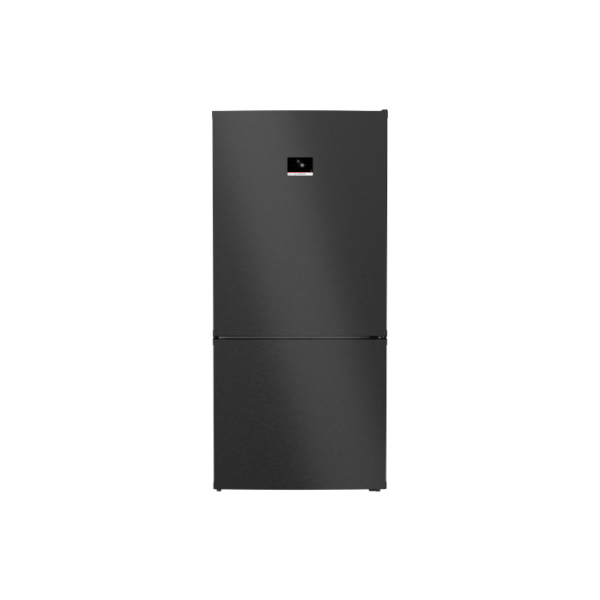 Bosch Series 6 Combi Refrigerator 526L No Frost Digital Black KGN76CXEE8 Berty Center